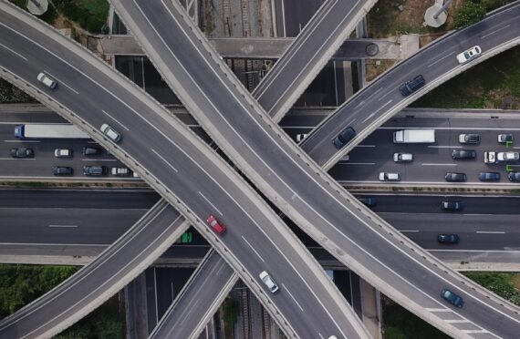 Drone Used in Traffic Management